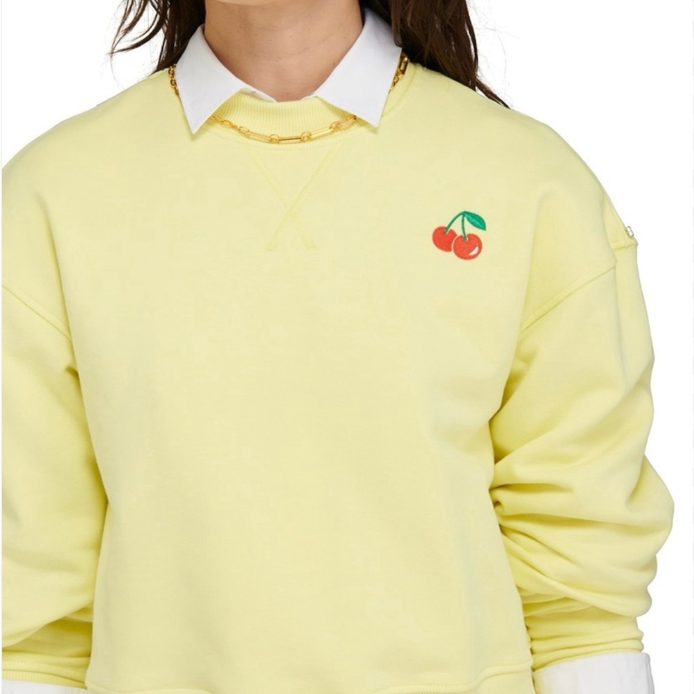 Sportmax Salice Cherry Crew. By Max Mara. NWT